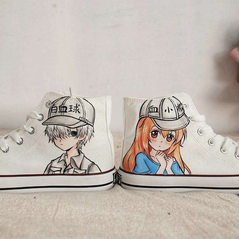 Unzzy Cells At Work Hand-painted Shoes KF7019 HOT SALE 3 Unzzy Cells At Work Hand-painted Shoes KF7019 HOT SALE