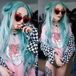 Kfashionstyle Free Shipping Heart Cat Eyes Sunglasses KF2058 HOT SALE