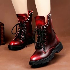 Unzzy Fashion Punk Martin Boots KF20122 HOT SALE