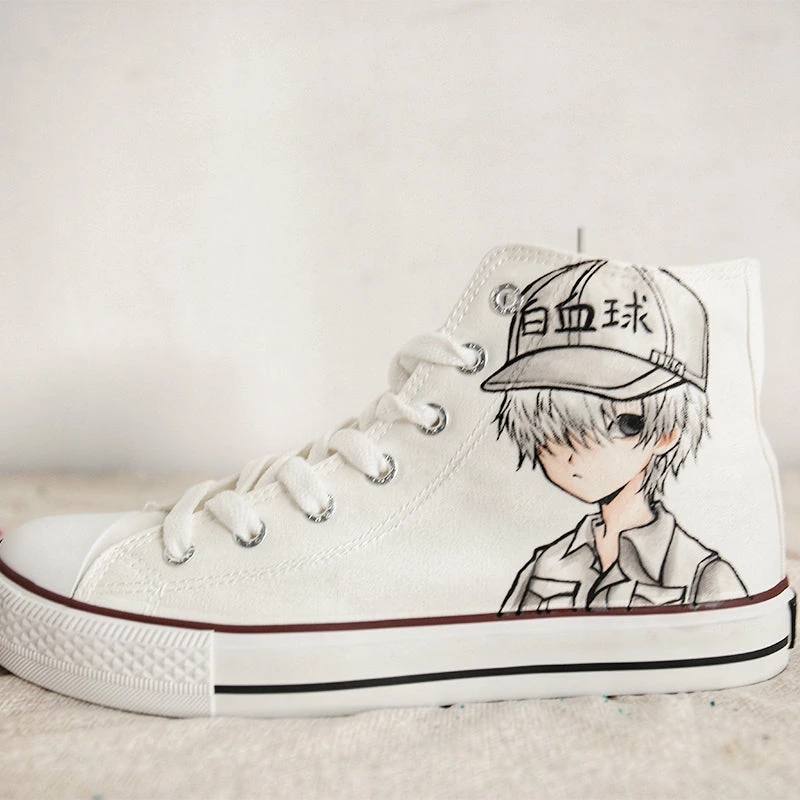 Unzzy Cells At Work Hand-painted Shoes KF7019 HOT SALE 4 Unzzy Cells At Work Hand-painted Shoes KF7019 HOT SALE