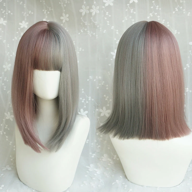 Unzzy HOT SALE Air Bangs Short Wig KF24082 6 Unzzy HOT SALE Air Bangs Short Wig KF24082