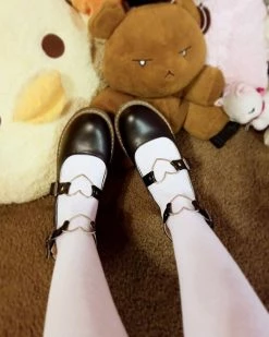 Kfashionstyle Heart Garter Belt Buckle Shoes KF30020 HOT SALE