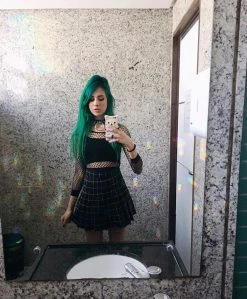 Unzzy HOT SALE Vintage High Waist Plaid Skirt KF50131 20 Unzzy HOT SALE Vintage High Waist Plaid Skirt KF50131