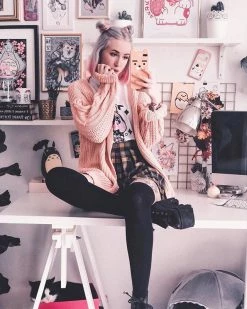 Unzzy HOT SALE Bat Wing Knit Cardigan KF30160