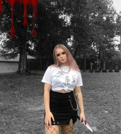 Kfashionstyle Black Retro Chic Punk Ring Skirt KF2037 Punk/Dark