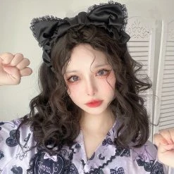 Unzzy Black Brown Long Curly Wig KF82685 HOT SALE