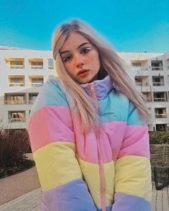 Unzzy "MACARON" Thick JACKET KF24038 HOT SALE