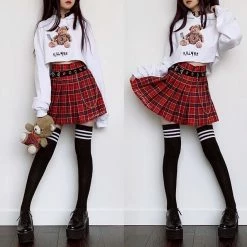 Unzzy High Waist Skirt KF25064 HOT SALE