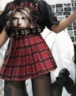 Unzzy High Waist Skirt KF25064 HOT SALE