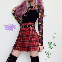 Unzzy High Waist Skirt KF25064 HOT SALE