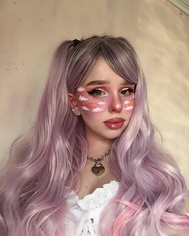 Unzzy Pink Gradient Wig KF25008 HOT SALE 1 Unzzy Pink Gradient Wig KF25008 HOT SALE