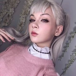 Unzzy HOT SALE Gradient Gray Micro-volume Wig KF80056