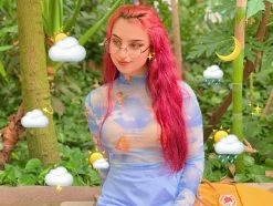 Unzzy Angel Mesh Top KF90242 HOT SALE