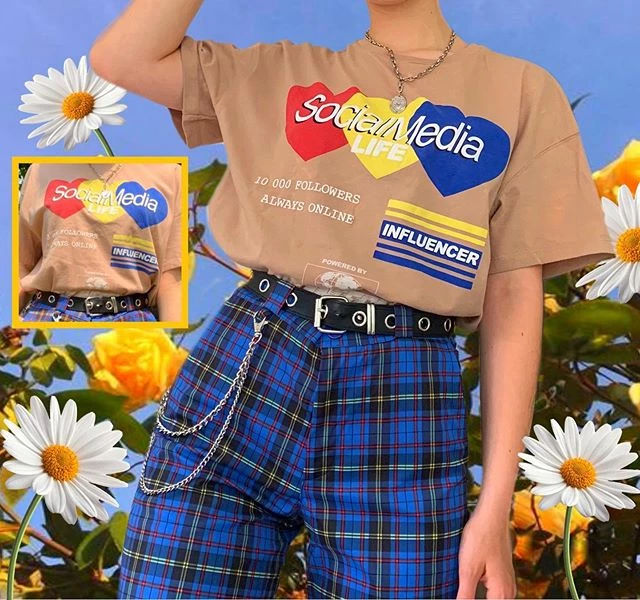 Unzzy Bottoms Plaid Chain Pants KF90317 3 Unzzy Bottoms Plaid Chain Pants KF90317