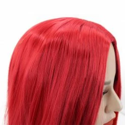 Unzzy HOT SALE RED LONG STRAIGHT WIG KF82207