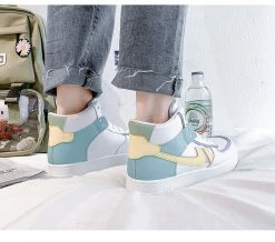 Unzzy High Top Macaron Sneakers KF81038