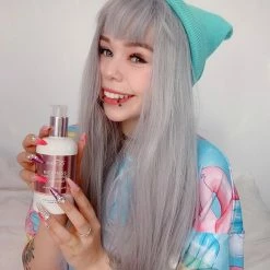 Unzzy White Long Hair Wig KF24085