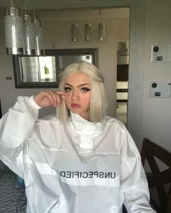 Unzzy Harajuku Letter Embroidery Coat KF2363