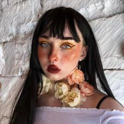 Unzzy HOT SALE Black Long Straight Wig KF90496