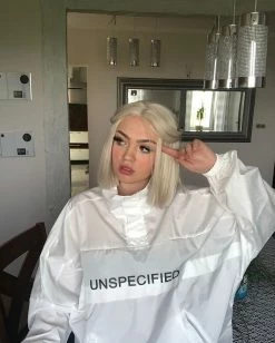 Unzzy Harajuku Letter Embroidery Coat KF2363