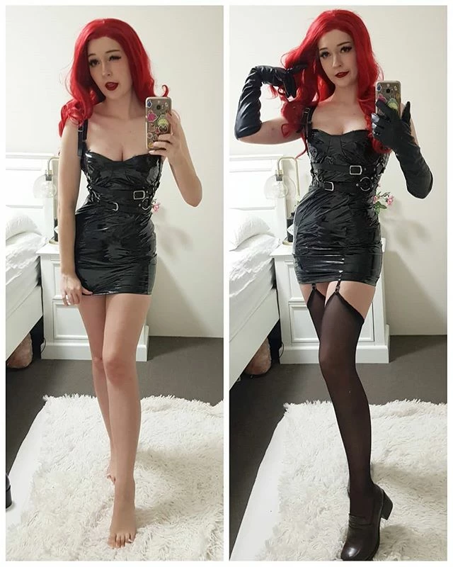 Unzzy HOT SALE Black Bright Leather Dress KF90697 8 Unzzy HOT SALE Black Bright Leather Dress KF90697