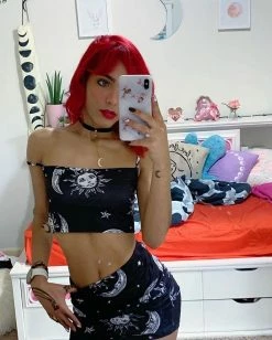 Unzzy HOT SALE Black Star Moon Set KF90573 10 Unzzy HOT SALE Black Star Moon Set KF90573