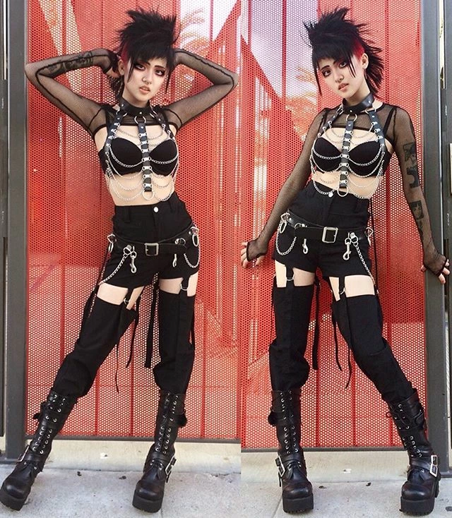 Unzzy Chic Black Pants KF90591 3 Unzzy Chic Black Pants KF90591