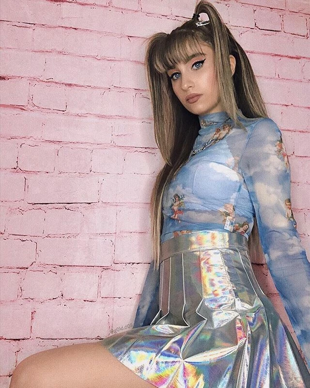 Unzzy Laser Skirt KF24058 1 Unzzy Laser Skirt KF24058