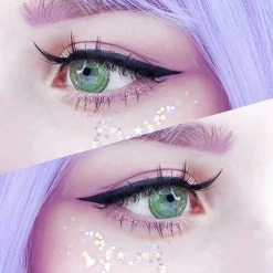 Unzzy COSPLAY COLORFUL GREEN(TWO PIECES)CONTACTS LENS KF20762