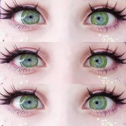 Unzzy COSPLAY COLORFUL GREEN(TWO PIECES)CONTACTS LENS KF20762