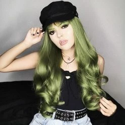 Unzzy Green Big Wave Wig KF90447 HOT SALE 11 Unzzy Green Big Wave Wig KF90447 HOT SALE