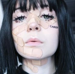 Unzzy HOT SALE Harajuku Long Roll Wig KF90119