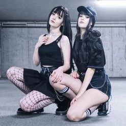 Unzzy HOT SALE Harajuku Long Roll Wig KF90119