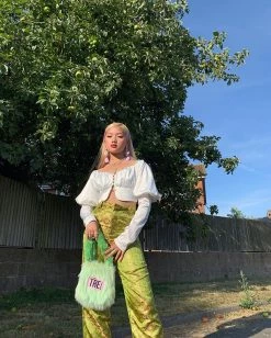 Unzzy HOT SALE Chain Green Pants KF90549 22 Unzzy HOT SALE Chain Green Pants KF90549