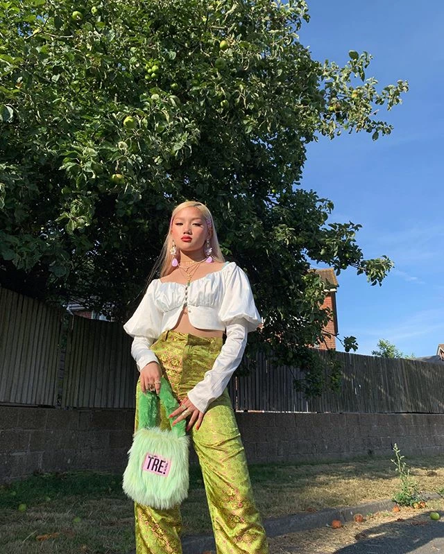 Unzzy HOT SALE Chain Green Pants KF90549 11 Unzzy HOT SALE Chain Green Pants KF90549