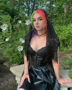 Unzzy PU Black Skirt KF90316