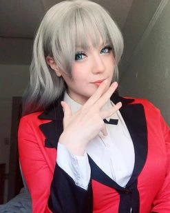 Unzzy White Long Hair Wig KF24085