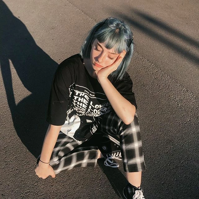 Unzzy Korean Lattice Wide Leg Pants KF50114 2 Unzzy Korean Lattice Wide Leg Pants KF50114