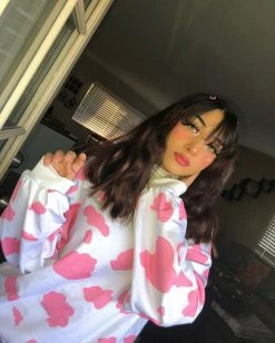 Unzzy HOT SALE Ulzzang Cow Sweatshirt KF9209 14 Unzzy HOT SALE Ulzzang Cow Sweatshirt KF9209