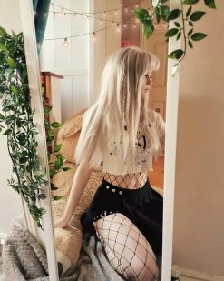 Unzzy Punk Dark Pleated Skirt KF90572