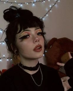 Unzzy HOT SALE Punk Black Collar KF90798