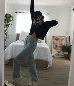 Unzzy HOT SALE Chic Wide Leg Jeans KF90660