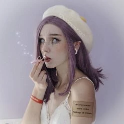 Unzzy Poached Egg Beret KF9273