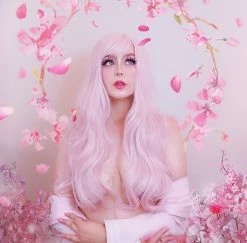 Unzzy HOT SALE Harajuku Long Roll Wig KF9267