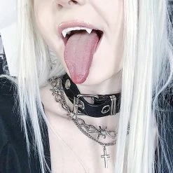 Unzzy Punk Silver Necklace KF90800 HOT SALE 14 Unzzy Punk Silver Necklace KF90800 HOT SALE