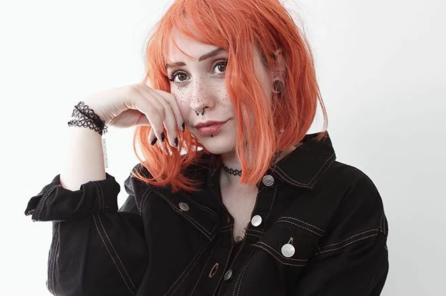 Unzzy Bright Orange Wig KF90122 HOT SALE 3 Unzzy Bright Orange Wig KF90122 HOT SALE