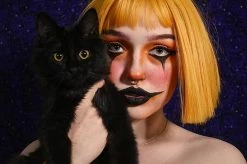 Unzzy Yellow Harajuku Wig KF8403 HOT SALE