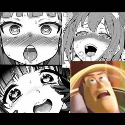 Unzzy Dark Cartoon T-shirt KF9392