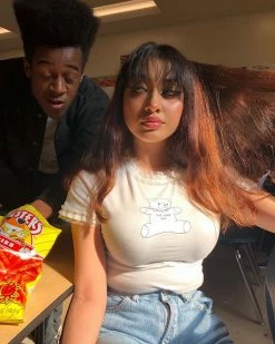 Unzzy Bear Lace T-shirt KF9298 HOT SALE