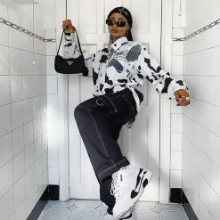 Unzzy Matching Milk Shirt KF80027 HOT SALE 22 Unzzy Matching Milk Shirt KF80027 HOT SALE